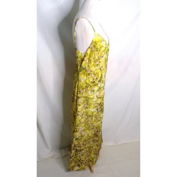 🆕BAUM UND PFERDGARTEN Abiella Spaghetti Strap Maxi Dress Yellow EU 38, US 8 - Picture 8 of 11